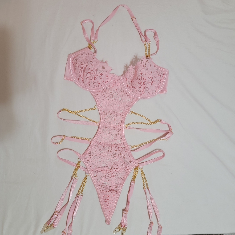 Lace Garter Teddy